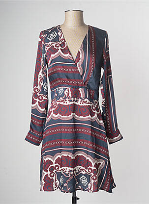 Robe mi-longue rouge MORGAN femme