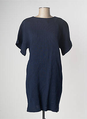 Robe mi-longue bleu MANGO femme