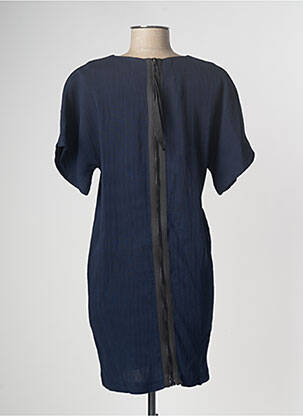 Robe mi-longue bleu MANGO femme