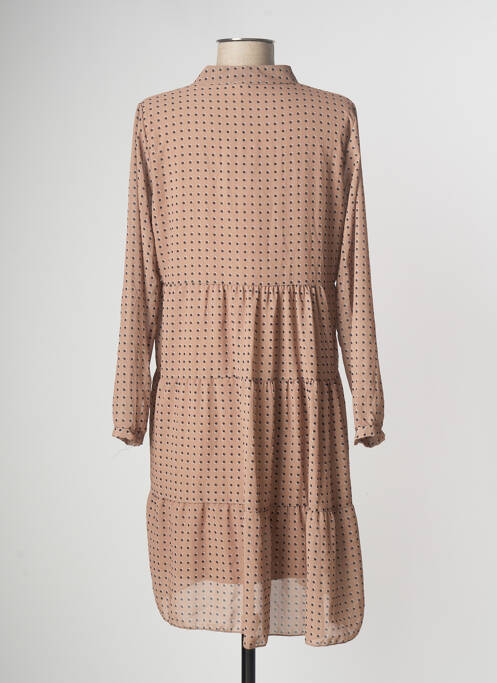 Robe mi-longue beige ZABAIONE femme