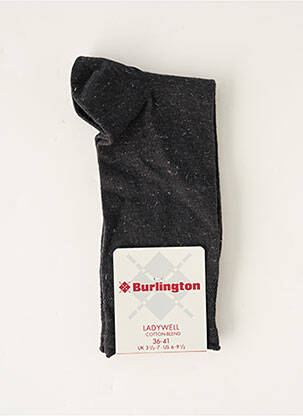 Chaussettes noir BURLINGTON pour femme