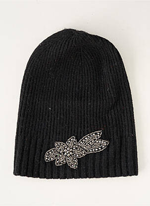 Bonnet noir FRANSA femme
