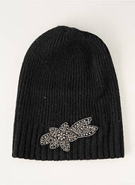 Bonnet noir FRANSA femme