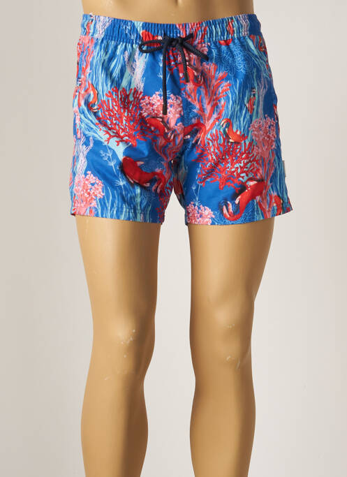 Short de bain bleu BRUCE & BUTLER  pour homme