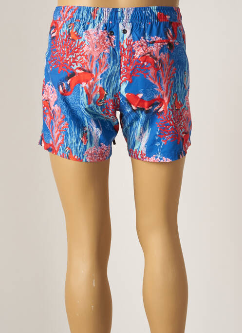 Short de bain bleu BRUCE & BUTLER  pour homme