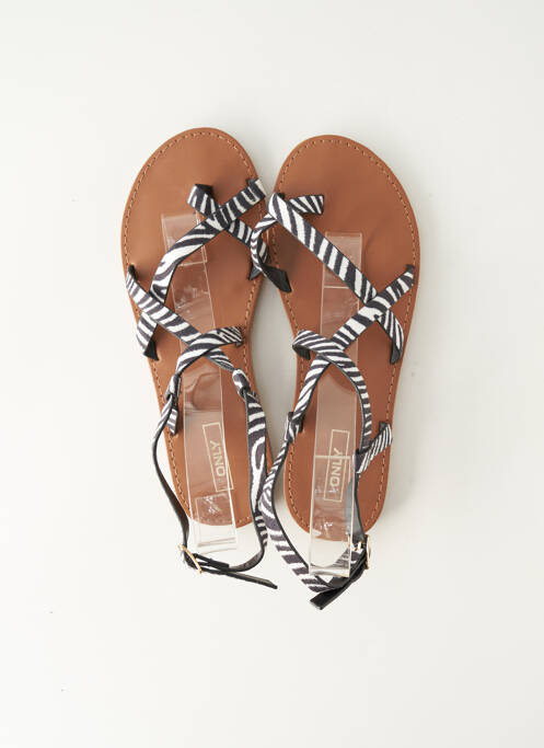 Sandales/Nu pieds blanc ONLY pour femme