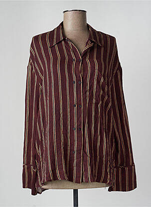 Chemisier marron MANGO femme