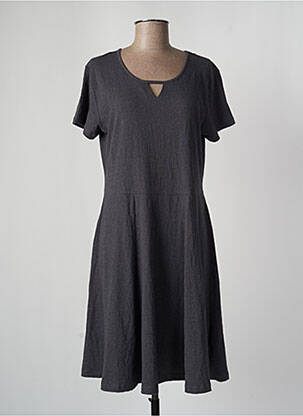 Robe mi-longue gris FRANSA femme