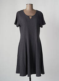 Robe mi-longue gris FRANSA femme