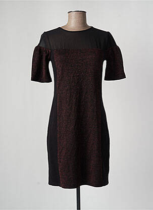 Robe mi-longue noir ASTRID BLACK LABEL femme