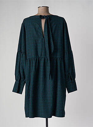 Robe mi-longue bleu JACQUELINE DE YONG femme