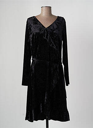 Robe mi-longue noir FRANSA femme