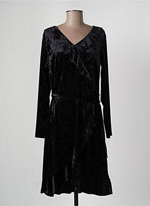 Robe mi-longue noir FRANSA pour femme