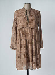 Robe mi-longue marron ZABAIONE femme