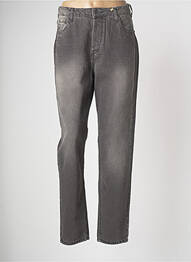 Jean coupe mom noir DOUBLE AGENT femme