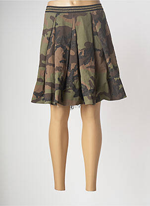 Jupe courte vert LITTLE FORTUNE femme