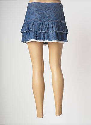 Jupe courte bleu ONLY femme
