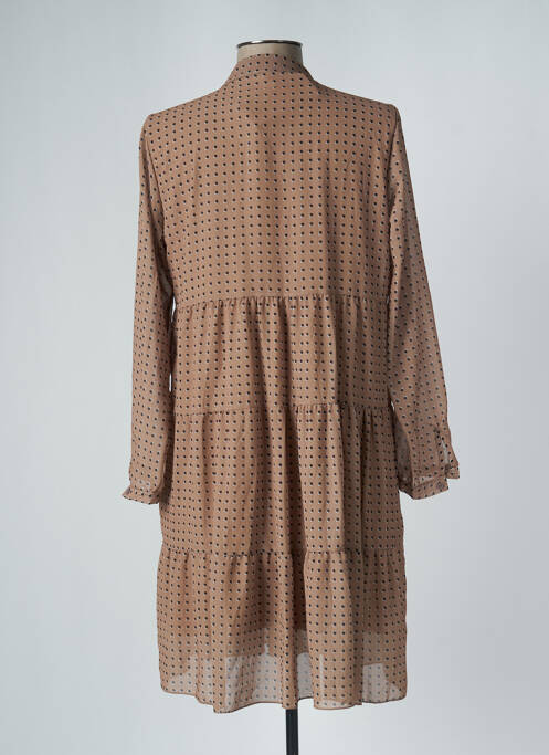 Robe mi-longue marron ZABAIONE pour femme