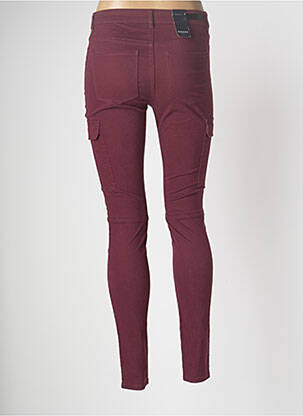 Pantalon cargo rouge PIECES femme