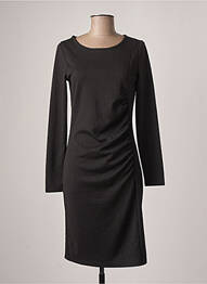 Robe mi-longue noir FRANSA femme