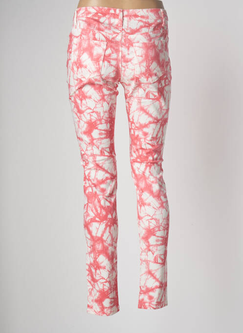 Pantalon slim rose PIECES pour femme