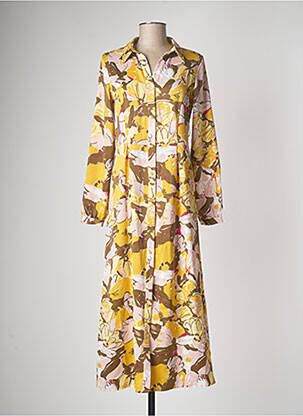 Robe longue jaune VILA femme