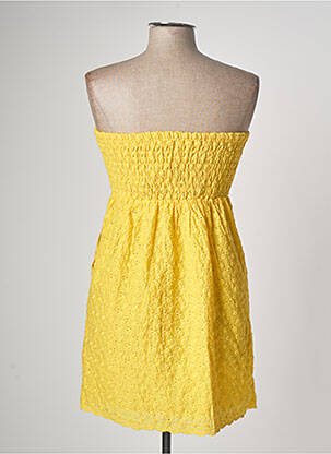 Robe courte jaune SUPERSTITION femme