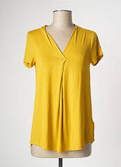 T-shirt jaune FRANSA pour femme seconde vue