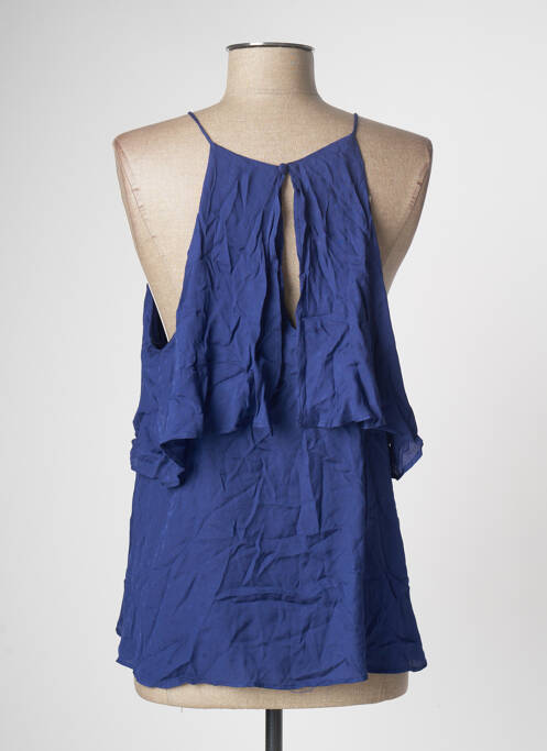 Top bleu MANGO pour femme