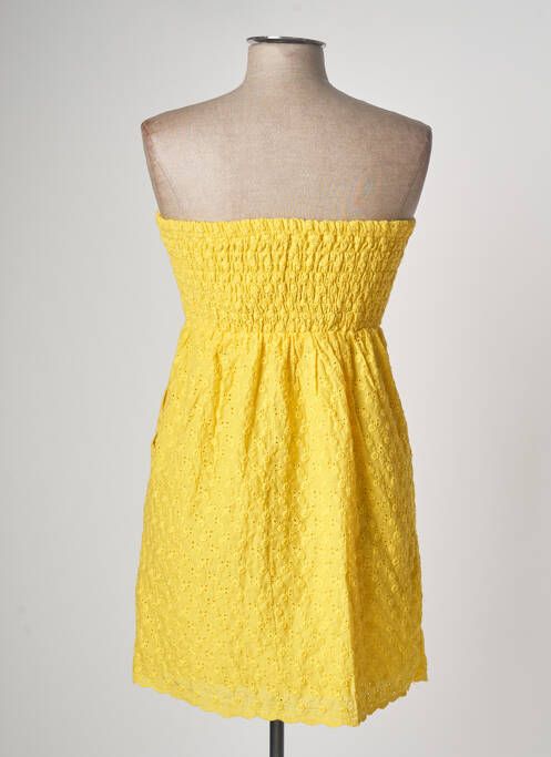 Robe courte jaune SUPERSTITION pour femme