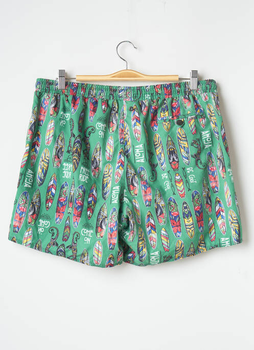Short de bain vert BRUCE & BUTLER  pour homme