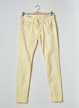 Pantalon slim jaune PEPE femme