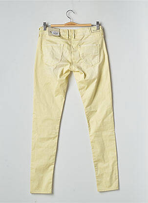 Pantalon slim jaune PEPE femme