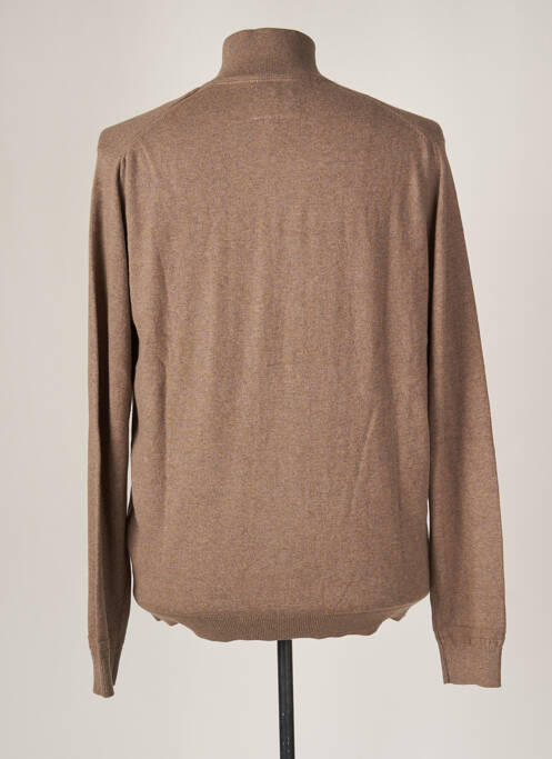 Gilet manches longues marron TOM TAILOR pour homme