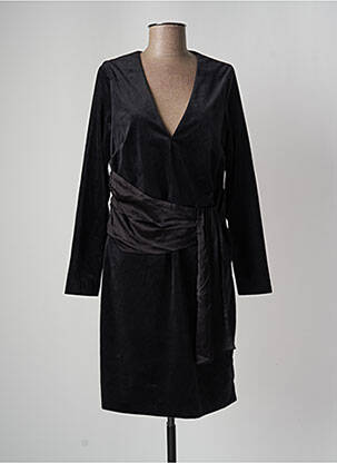 Robe mi-longue noir MORGAN femme