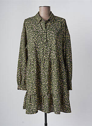 Robe mi-longue vert ONLY femme
