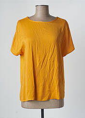 T-shirt jaune VERO MODA pour femme seconde vue