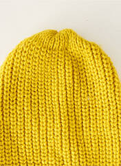 Chapeau jaune PIECES pour femme seconde vue