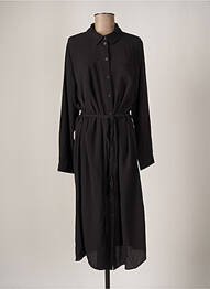 Robe mi-longue noir JACQUELINE DE YONG femme