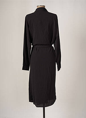 Robe mi-longue noir JACQUELINE DE YONG femme