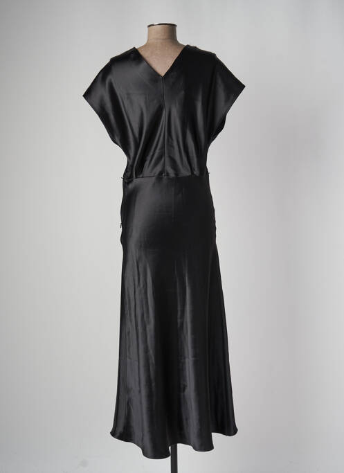 Robe mi-longue noir ASTRID BLACK LABEL pour femme