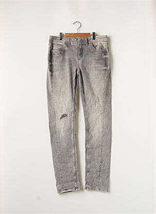 Jeans coupe slim gris STREET ONE pour femme