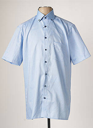 Chemise manches courtes bleu OLYMP pour homme