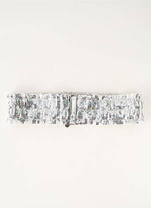 Ceinture argent PIECES femme