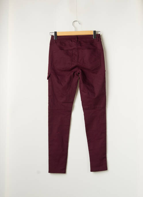 Pantalon cargo rouge VERO MODA pour femme