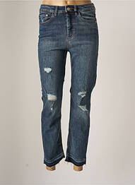 Jeans coupe slim bleu MANGO femme