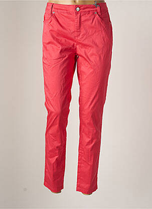 Pantalon slim rouge STREET ONE femme