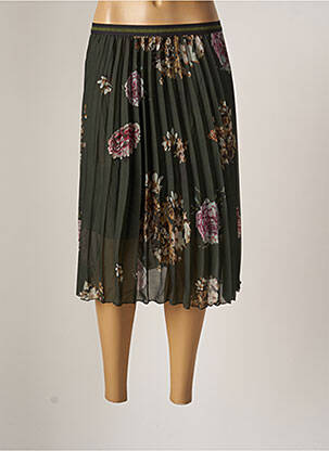 Jupe mi-longue vert DESIGUAL femme