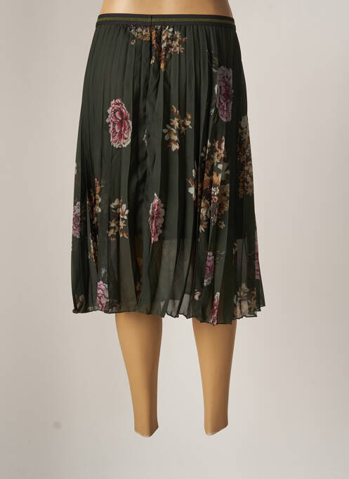 Jupe mi-longue vert DESIGUAL pour femme