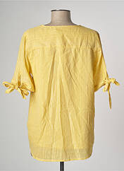 T-shirt jaune VERO MODA pour femme seconde vue
